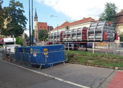 Stavební úpravy NTL a STL plynovodů, Na Slupi, Křesomyslova, Praha 2 a 4